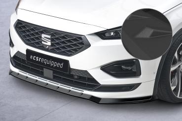 CSR Frontspoiler | Cup-Spoilerlippe mit ABE für Seat Tarraco FR CSL653-S Strukturiert schwarz matt (keine Lackierung erforderlich)