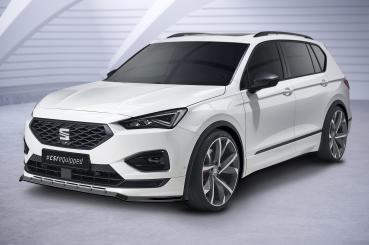 CSR Frontspoiler | Cup-Spoilerlippe mit ABE für Seat Tarraco FR CSL653-L Lackierung erforderlich (schwarz matt)
