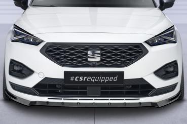 CSR Frontspoiler | Cup-Spoilerlippe mit ABE für Seat Tarraco FR CSL653-L Lackierung erforderlich (schwarz matt)