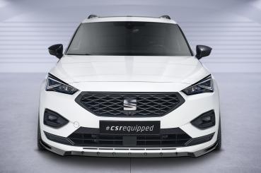 CSR Frontspoiler | Cup-Spoilerlippe mit ABE für Seat Tarraco FR CSL653-L Lackierung erforderlich (schwarz matt)