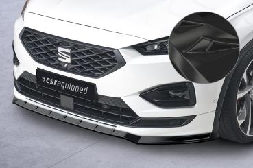CSR Frontspoiler | Cup-Spoilerlippe mit ABE für Seat Tarraco FR CSL653-G Glossy schwarz glänzend (keine Lackierung erforderlich)