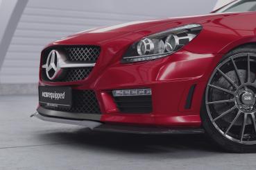CSR Frontspoiler | Cup-Spoilerlippe mit ABE für Mercedes-Benz SLK R172 AMG-Line CSL655-M Carbon Look matt strukturiert (keine Lackierung erforderlich)