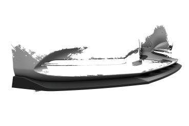 CSR Frontspoiler | Cup-Spoilerlippe mit ABE für Mazda 6 (Typ GL) CSL657-L schwarz matt (Lackierung erforderlich)