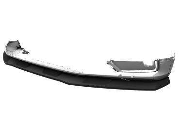 CSR Frontspoiler | Cup-Spoilerlippe mit ABE für VW Tiguan 2 (Typ AD) Basis CSL658-C Carbon Look Hochglanz (keine Lackierung erforderlich)