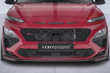 CSR Frontspoiler | Cup-Spoilerlippe mit ABE für Hyundai Kona N/N-Line CSL661-S schwarz matt strukturiert (keine Lackierung erforderlich)
