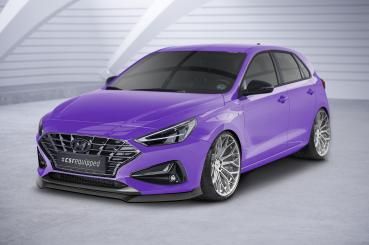CSR Frontspoiler | Cup-Spoilerlippe mit ABE für Hyundai I30 (PD) CSL663-L schwarz matt (Lackierung erforderlich)