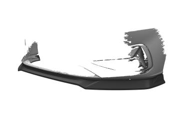 CSR Frontspoiler | Cup-Spoilerlippe mit ABE für Hyundai I30 (PD) CSL663-L schwarz matt (Lackierung erforderlich)