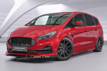 CSR Frontspoiler | Cup-Spoilerlippe mit ABE für Ford S-Max MK2 CSL666-L schwarz matt (Lackierung erforderlich)