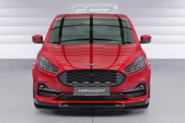 CSR Frontspoiler | Cup-Spoilerlippe mit ABE für Ford S-Max MK2 CSL666-L schwarz matt (Lackierung erforderlich)