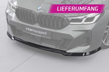 CSR Frontspoiler | Cup-Spoilerlippe mit ABE für BMW 6er (G32) M-Paket CSL669-L schwarz matt (Lackierung erforderlich)