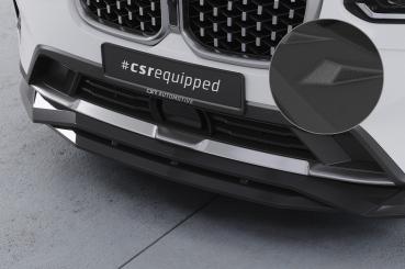 CSR Frontspoiler | Cup-Spoilerlippe mit ABE für BMW X4 (G02) CSL672-S schwarz matt strukturiert (keine Lackierung erforderlich)