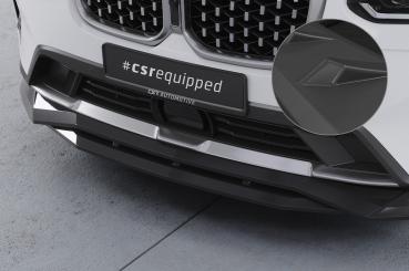 CSR Frontspoiler | Cup-Spoilerlippe mit ABE für BMW X4 (G02) CSL672-L schwarz matt (Lackierung erforderlich)