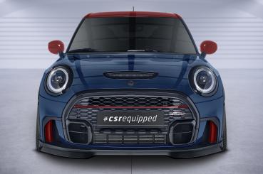 CSR Frontspoiler | Cup-Spoilerlippe mit ABE für Mini F55, F56, F57 JCW-Trim CSL673-G Glossy schwarz Hochglanz (keine Lackierung erforderlich)