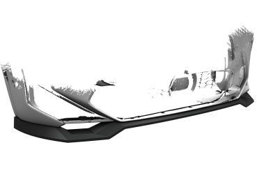 CSR Frontspoiler | Cup-Spoilerlippe mit ABE für BMW X3 (F97) CSL674-G Glossy schwarz Hochglanz (keine Lackierung erforderlich)