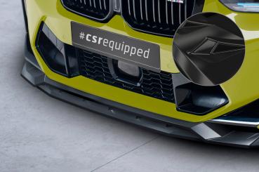 CSR Frontspoiler | Cup-Spoilerlippe mit ABE für BMW X3 (F97) CSL678-G Glossy schwarz Hochglanz (keine Lackierung erforderlich)