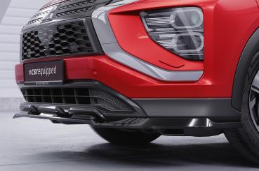 CSR Frontspoiler | Cup-Spoilerlippe mit ABE für Mitsubishi Eclipse Cross CSL685-L schwarz matt (Lackierung erforderlich)
