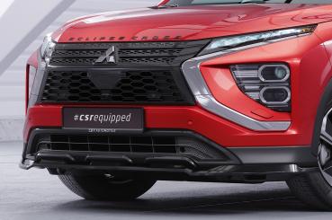CSR Frontspoiler | Cup-Spoilerlippe mit ABE für Mitsubishi Eclipse Cross CSL685-L schwarz matt (Lackierung erforderlich)