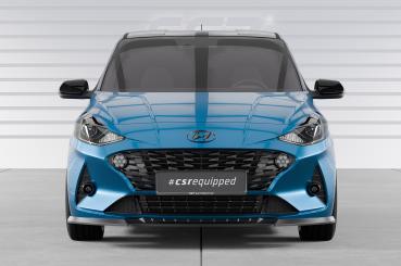 CSR Frontspoiler | Cup-Spoilerlippe mit ABE für Hyundai I10 (3. Gen) CSL687-G Glossy schwarz Hochglanz (keine Lackierung erforderlich)