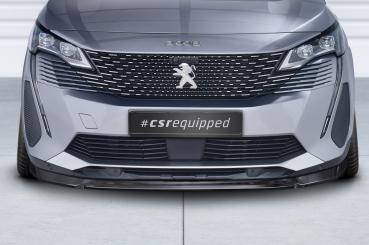 CSR Frontspoiler | Cup-Spoilerlippe mit ABE für Peugeot 3008 (2. Gen) CSL688-G Glossy schwarz Hochglanz (keine Lackierung erforderlich)