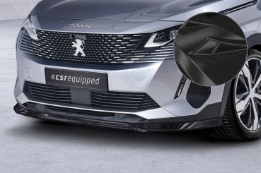 CSR Frontspoiler | Cup-Spoilerlippe mit ABE für Peugeot 3008 (2. Gen) CSL688-G Glossy schwarz Hochglanz (keine Lackierung erforderlich)