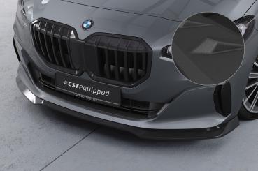 CSR Frontspoiler | Cup-Spoilerlippe mit ABE für BMW 2er (U06) Active Tourer CSL690-S schwarz matt strukturiert (keine Lackierung erforderlich)