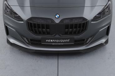 CSR Frontspoiler | Cup-Spoilerlippe mit ABE für BMW 2er (U06) Active Tourer CSL690-L schwarz matt (Lackierung erforderlich)