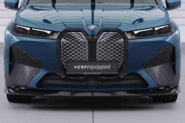 CSR Frontspoiler | Cup-Spoilerlippe mit ABE für BMW iX CSL691-S schwarz matt strukturiert (keine Lackierung erforderlich)