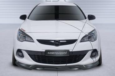 CSR Frontspoiler | Cup-Spoilerlippe mit ABE für Opel Astra J GTC CSL693-L schwarz matt (Lackierung erforderlich)