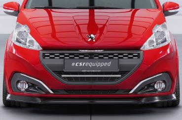 CSR Frontspoiler | Cup-Spoilerlippe mit ABE für Peugeot 208 GTi CSL694-G Glossy schwarz Hochglanz (keine Lackierung erforderlich)