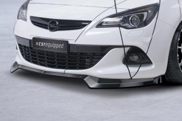 CSR Frontspoiler | Cup-Spoilerlippe mit ABE für Opel Astra J GTC CSL695-L schwarz matt (Lackierung erforderlich)