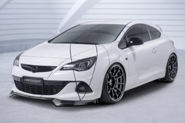 CSR Frontspoiler | Cup-Spoilerlippe mit ABE für Opel Astra J GTC CSL695-L schwarz matt (Lackierung erforderlich)