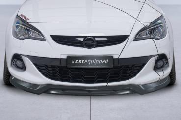 CSR Frontspoiler | Cup-Spoilerlippe mit ABE für Opel Astra J GTC CSL695-L schwarz matt (Lackierung erforderlich)
