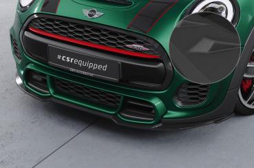 CSR Frontspoiler | Cup-Spoilerlippe mit ABE für Mini F55, F56, F57 JCW-Trim CSL700-S schwarz matt strukturiert (keine Lackierung erforderlich)