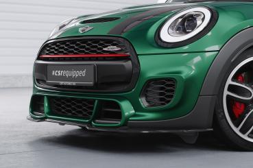 CSR Frontspoiler | Cup-Spoilerlippe mit ABE für Mini F55, F56, F57 JCW-Trim CSL700-L schwarz matt (Lackierung erforderlich)