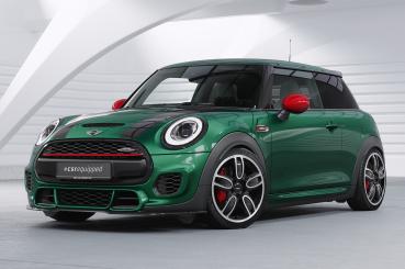 CSR Frontspoiler | Cup-Spoilerlippe mit ABE für Mini F55, F56, F57 JCW-Trim CSL700-L schwarz matt (Lackierung erforderlich)
