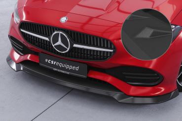 CSR Frontspoiler | Cup-Spoilerlippe mit ABE für Mercedes-Benz C-Klasse W206 / S206 CSL704-S Strukturiert schwarz matt (keine Lackierung erforderlich)