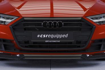 CSR Frontspoiler | Cup-Spoilerlippe mit ABE für Audi A8 (D5) CSL706-S schwarz matt strukturiert (keine Lackierung erforderlich)