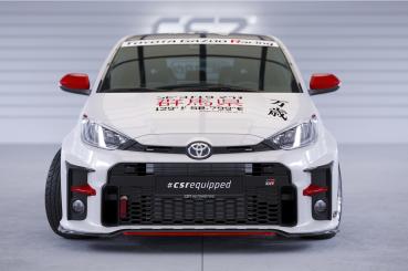 CSR Frontspoiler | Cup-Spoilerlippe mit ABE für Toyota GR Yaris (XP21) CSL713-M Carbon Look matt strukturiert (keine Lackierung erforderlich)