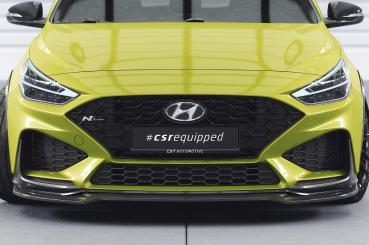 CSR Frontspoiler | Cup-Spoilerlippe mit ABE für Hyundai I30 (PD) N / N-Line CSL714-L schwarz matt (Lackierung erforderlich)