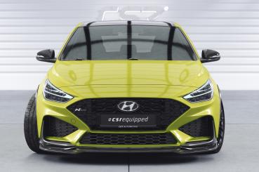 CSR Frontspoiler | Cup-Spoilerlippe mit ABE für Hyundai I30 (PD) N / N-Line CSL714-L schwarz matt (Lackierung erforderlich)