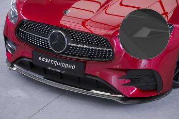 CSR Frontspoiler | Cup-Spoilerlippe mit ABE für Mercedes-Benz E-Klasse (A238/C238) AMG-Line CSL715-S Strukturiert schwarz matt (keine Lackierung erforderlich)