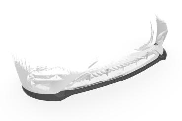 CSR Frontspoiler | Cup-Spoilerlippe mit ABE für Mercedes-Benz E-Klasse (A238/C238) AMG-Line CSL715-M Carbon Look matt strukturiert (keine Lackierung erforderlich)