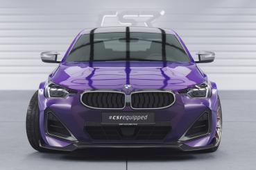 CSR Frontspoiler | Cup-Spoilerlippe mit ABE für BMW 2er G42 M-Paket/M240i CSL716-L schwarz matt (Lackierung erforderlich)