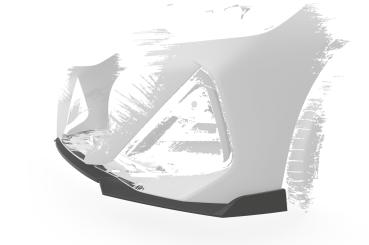 CSR Frontspoiler | Cup-Spoilerlippe mit ABE für BMW 2er G42 M-Paket/M240i CSL716-L schwarz matt (Lackierung erforderlich)