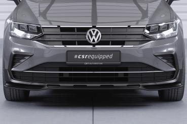 CSR Frontspoiler | Cup-Spoilerlippe mit ABE für VW Tiguan 2 (Typ AD) CSL717-M Carbon Look matt strukturiert (keine Lackierung erforderlich)