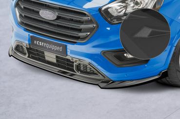CSR Frontspoiler | Cup-Spoilerlippe mit ABE für Ford Tourneo Custom CSL718-S Strukturiert schwarz matt (keine Lackierung erforderlich)