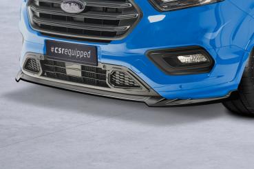 CSR Frontspoiler | Cup-Spoilerlippe mit ABE für Ford Tourneo Custom CSL718-L Lackierung erforderlich (schwarz matt)
