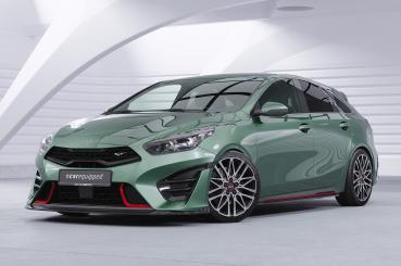 CSR Frontspoiler | Cup-Spoilerlippe mit ABE für Kia ProCeed (CD) GT CSL720-L schwarz matt (Lackierung erforderlich)