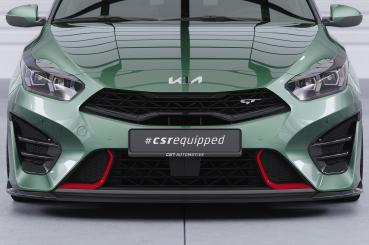 CSR Frontspoiler | Cup-Spoilerlippe mit ABE für Kia ProCeed (CD) GT CSL720-L schwarz matt (Lackierung erforderlich)