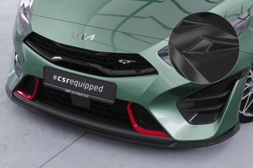 CSR Frontspoiler | Cup-Spoilerlippe mit ABE für Kia ProCeed (CD) GT CSL720-C Carbon Look Hochglanz (keine Lackierung erforderlich)